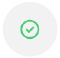Complete icons shows a green check mark inside a circle