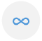 Ongoing icon shows a blue infinity symbol